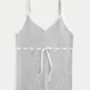 Pullover-Tanktop mit Bindeband vorne Pullover-Tanktop mit Bindeband vorne