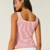 Rippstrick-Tanktop mit Rundhalsausschnitt Rippstrick-Tanktop mit Rundhalsausschnitt