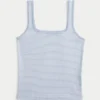 Rippstrick-Tanktop mit Rundhalsausschnitt Rippstrick-Tanktop mit Rundhalsausschnitt