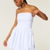 Rüschen-Bubble-Skort-Kleid