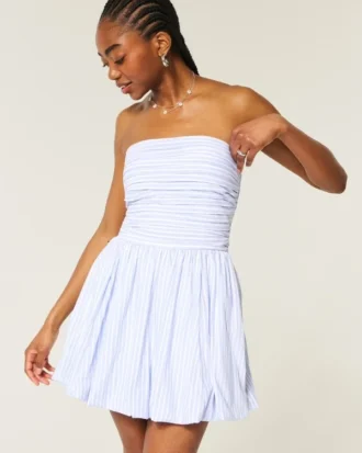 Rüschen-Bubble-Skort-Kleid