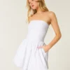 Rüschen-Bubble-Skort-Kleid