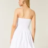 Rüschen-Bubble-Skort-Kleid