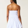 Rüschen-Bubble-Skort-Kleid