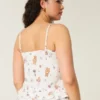 Rüschen-Seersucker-Schlaf-Tanktop