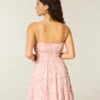 Schimmerndes Smok-Minikleid