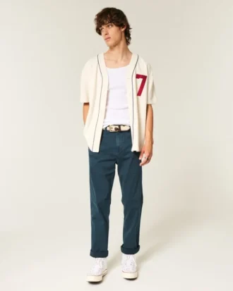 Schmal geschnittene Chino-Hose