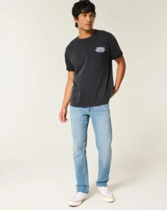 Schmale Straight-Jeans