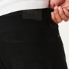 Schwarze, farbechte Athletic Skinny Jeans Schwarze, farbechte Athletic Skinny Jeans