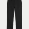 Schwarze, nicht ausbleichende Straight-Jeans Schwarze, nicht ausbleichende Straight-Jeans