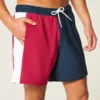 Seersucker-Volley-Badehose, mittellang Seersucker-Volley-Badehose, mittellang