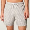 Seersucker-Volley-Badehose, mittellang Seersucker-Volley-Badehose, mittellang