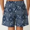 Seersucker-Volley-Badehose, mittellang Seersucker-Volley-Badehose, mittellang