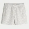 Seersucker-Volley-Badehose, mittellang Seersucker-Volley-Badehose, mittellang