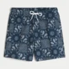 Seersucker-Volley-Badehose, mittellang Seersucker-Volley-Badehose, mittellang