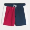 Seersucker-Volley-Badehose, mittellang Seersucker-Volley-Badehose, mittellang