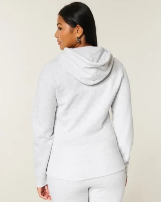 Senior-Hoodie mit Grafik und Reißverschluss