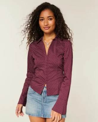 Shirt mit Glockenärmeln