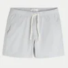 Shorts aus Leinenmischung, mittellang