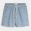 Shorts aus Leinenmischung, mittellang, zum Hineinschlüpfen Shorts aus Leinenmischung, mittellang, zum Hineinschlüpfen