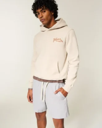 Shorts aus Leinenmischung, mittellang, zum Hineinschlüpfen