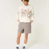 Shorts aus Leinenmischung, mittellang, zum Hineinschlüpfen Shorts aus Leinenmischung, mittellang, zum Hineinschlüpfen
