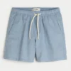 Shorts aus Leinenmischung, mittellang, zum Hineinschlüpfen Shorts aus Leinenmischung, mittellang, zum Hineinschlüpfen