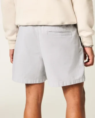 Shorts aus Leinenmischung, mittellang, zum Hineinschlüpfen
