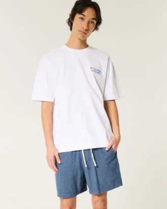 Shorts aus Leinenmischung zum Hineinschlüpfen