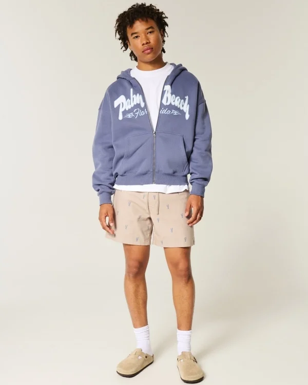 Shorts mit Hummermuster, mittellang, zum Hineinschlüpfen Shorts mit Hummermuster, mittellang, zum Hineinschlüpfen