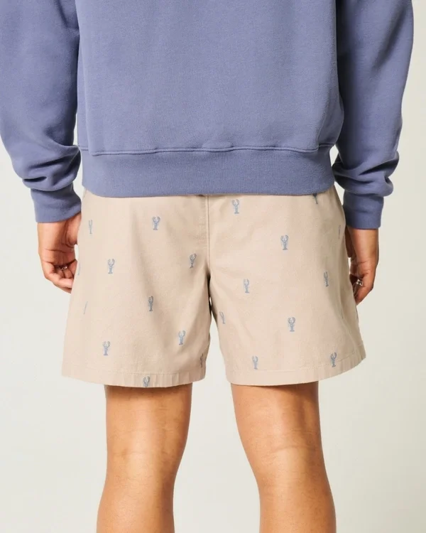Shorts mit Hummermuster, mittellang, zum Hineinschlüpfen Shorts mit Hummermuster, mittellang, zum Hineinschlüpfen