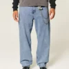 Skater-Baggy-Jeans in mittlerer Waschung