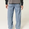 Skater-Baggy-Jeans in mittlerer Waschung