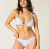 Smocked High-Leg Cheeky Bikini Bottom Smocked High-Leg Cheeky Bikini Bottom