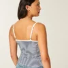 Spitzen-Detail-Peplum-Top Spitzen-Detail-Peplum-Top