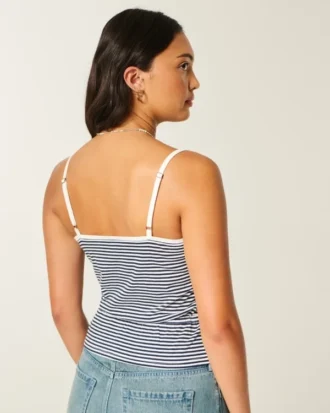 Spitzen-Detail-Peplum-Top
