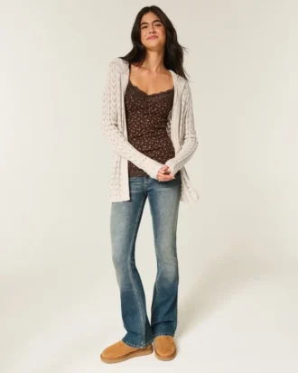 Stitchy Kapuzencardigan ohne Verschluss Stitchy Kapuzencardigan ohne Verschluss