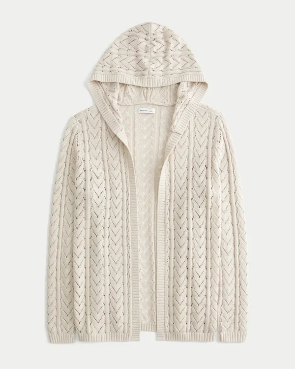 Stitchy Kapuzencardigan ohne Verschluss Stitchy Kapuzencardigan ohne Verschluss