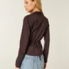 Stretch-Popeline-Hemd mit Knopfleiste Stretch-Popeline-Hemd mit Knopfleiste
