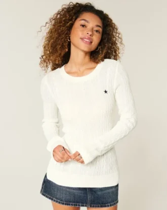 Strickpullover mit Sternenmuster