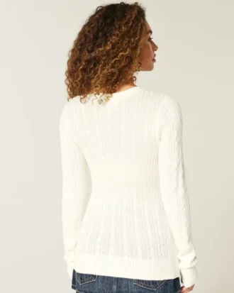 Strickpullover mit Sternenmuster