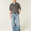 Super Baggy Jeans in mittlerer Waschung