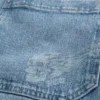 Superbaggy-Jeansshorts mit Totenkopf-Grafik Superbaggy-Jeansshorts mit Totenkopf-Grafik