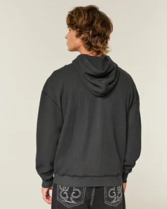 Thermischer Kapuzenpullover mit Reißverschluss