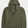 Thermischer Kapuzenpullover mit Reißverschluss