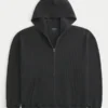 Thermischer Kapuzenpullover mit Reißverschluss