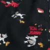 Tom und Jerry Grafik-Flanell-Schlafanzughose