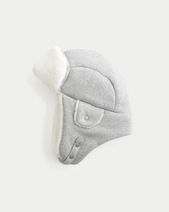 Trapper-Mütze mit Sherpa-Futter