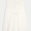 Trägerloses Babydoll-Minikleid mit Oberteil im Häkelstil Trägerloses Babydoll-Minikleid mit Oberteil im Häkelstil