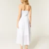 Trägerloses, besticktes Maxikleid Trägerloses, besticktes Maxikleid